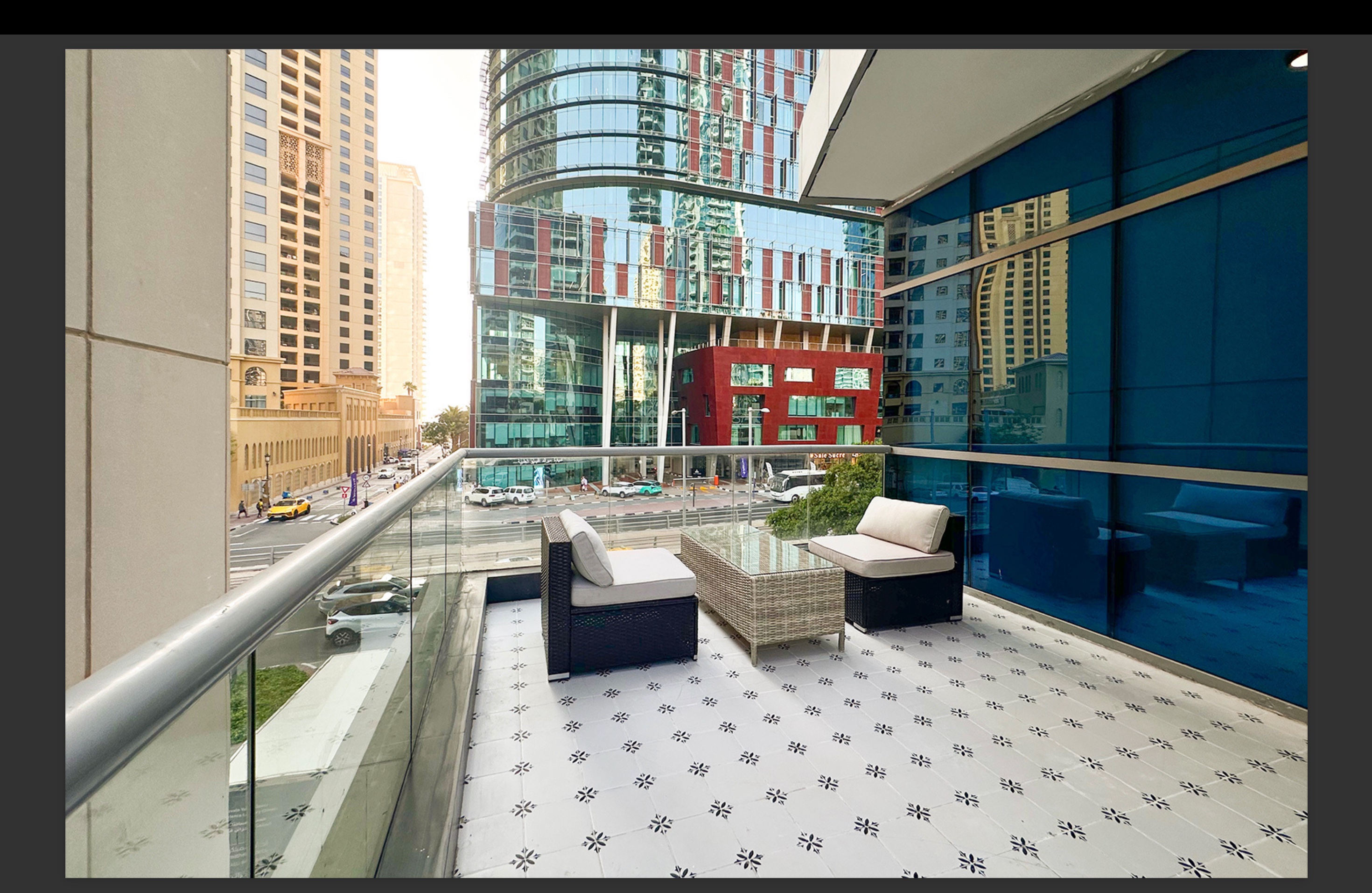 Balcon vue Marina — Bay Central