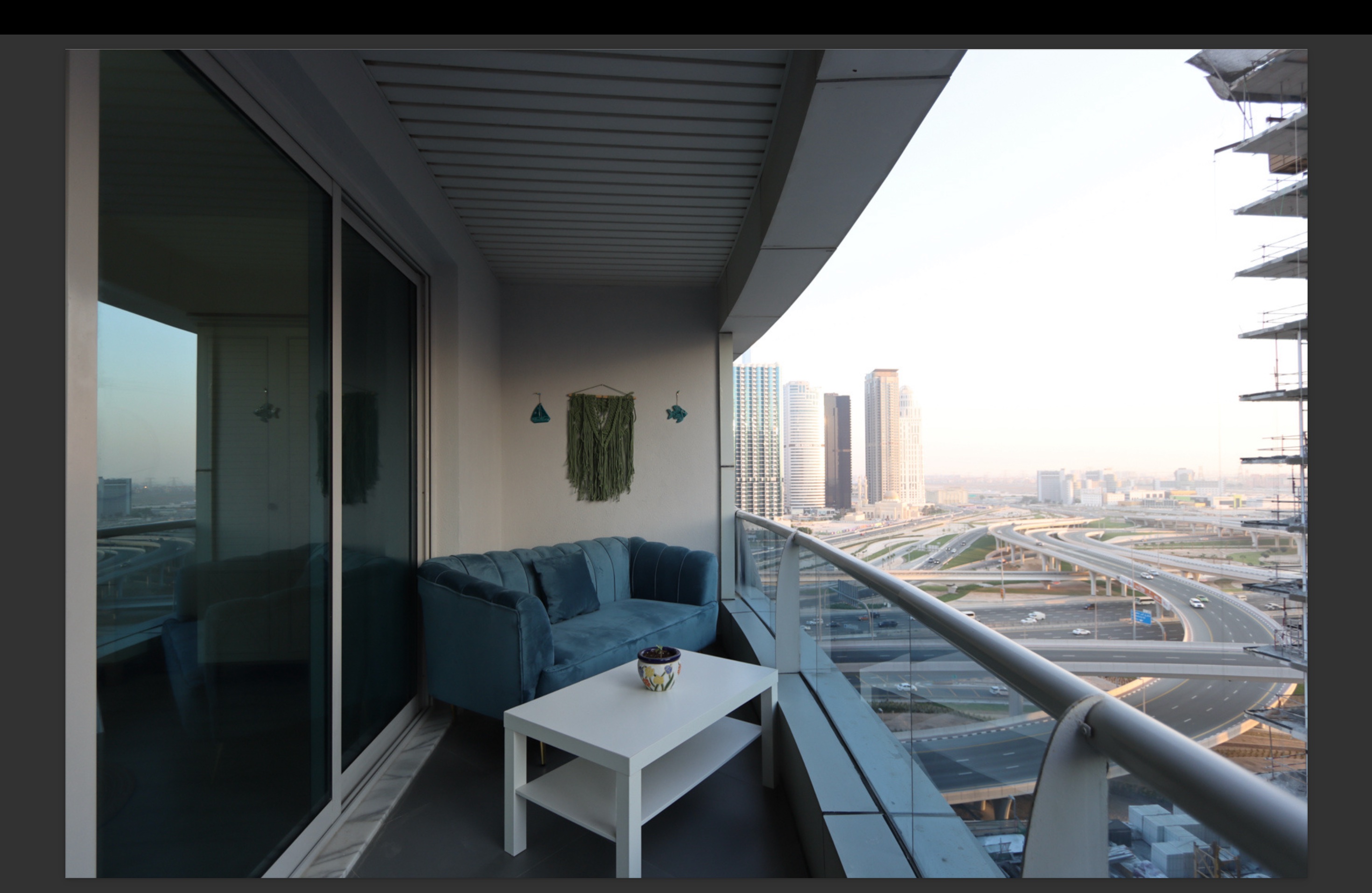 Balcon vue ville — Marina Diamond 2